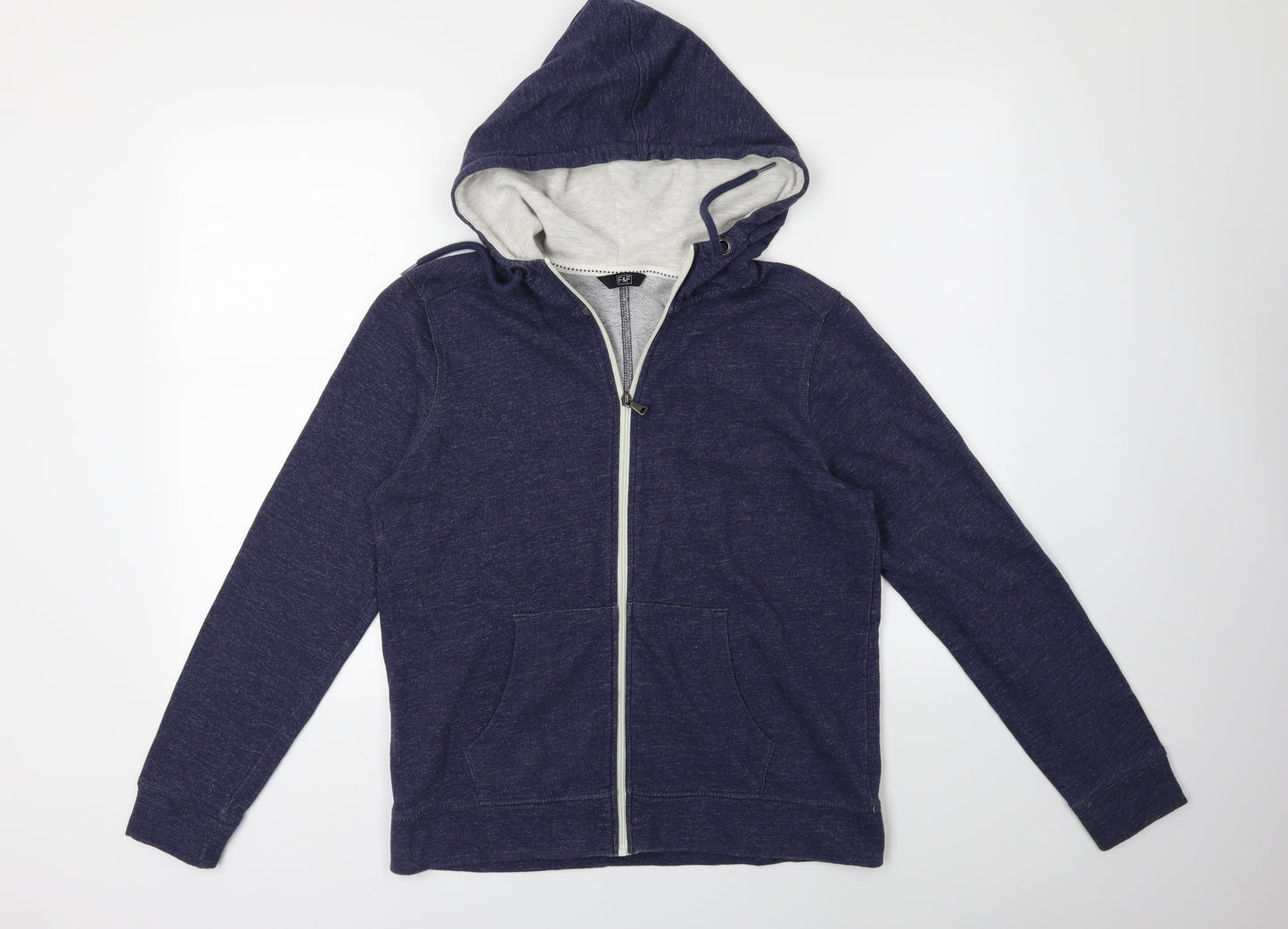 F&F Womens Beige   Full Zip Hoodie Size 14