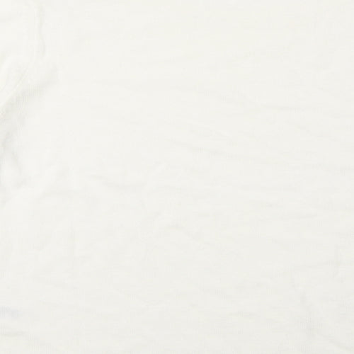 Marks and Spencer Womens White   Pullover Jumper Size 16