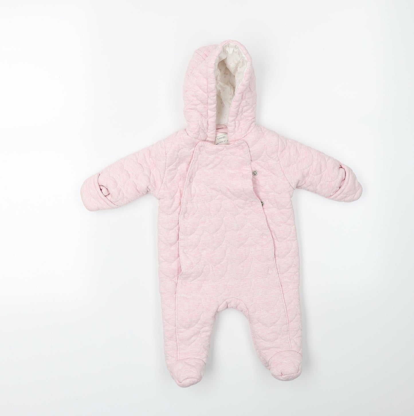 George Baby Pink   Coverall One-Piece Size 0-3 Months