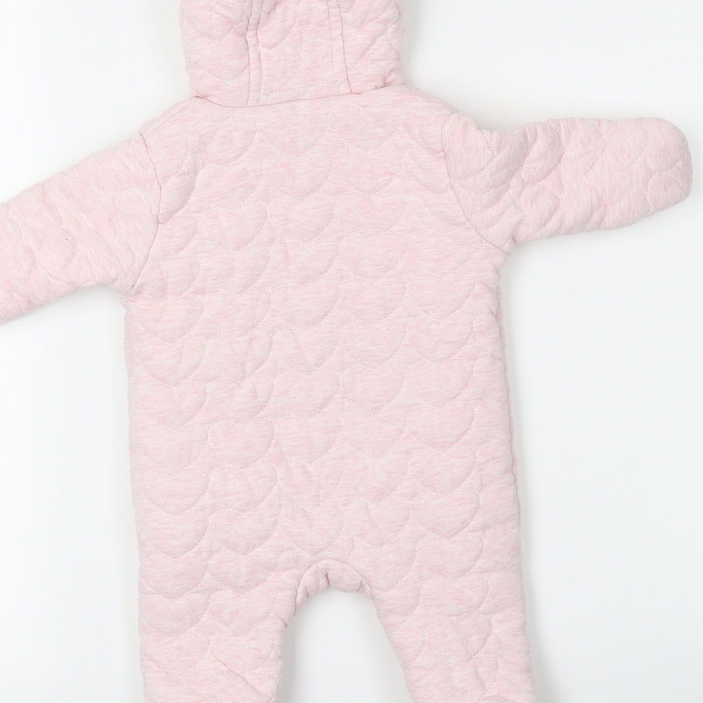 George Baby Pink   Coverall One-Piece Size 0-3 Months