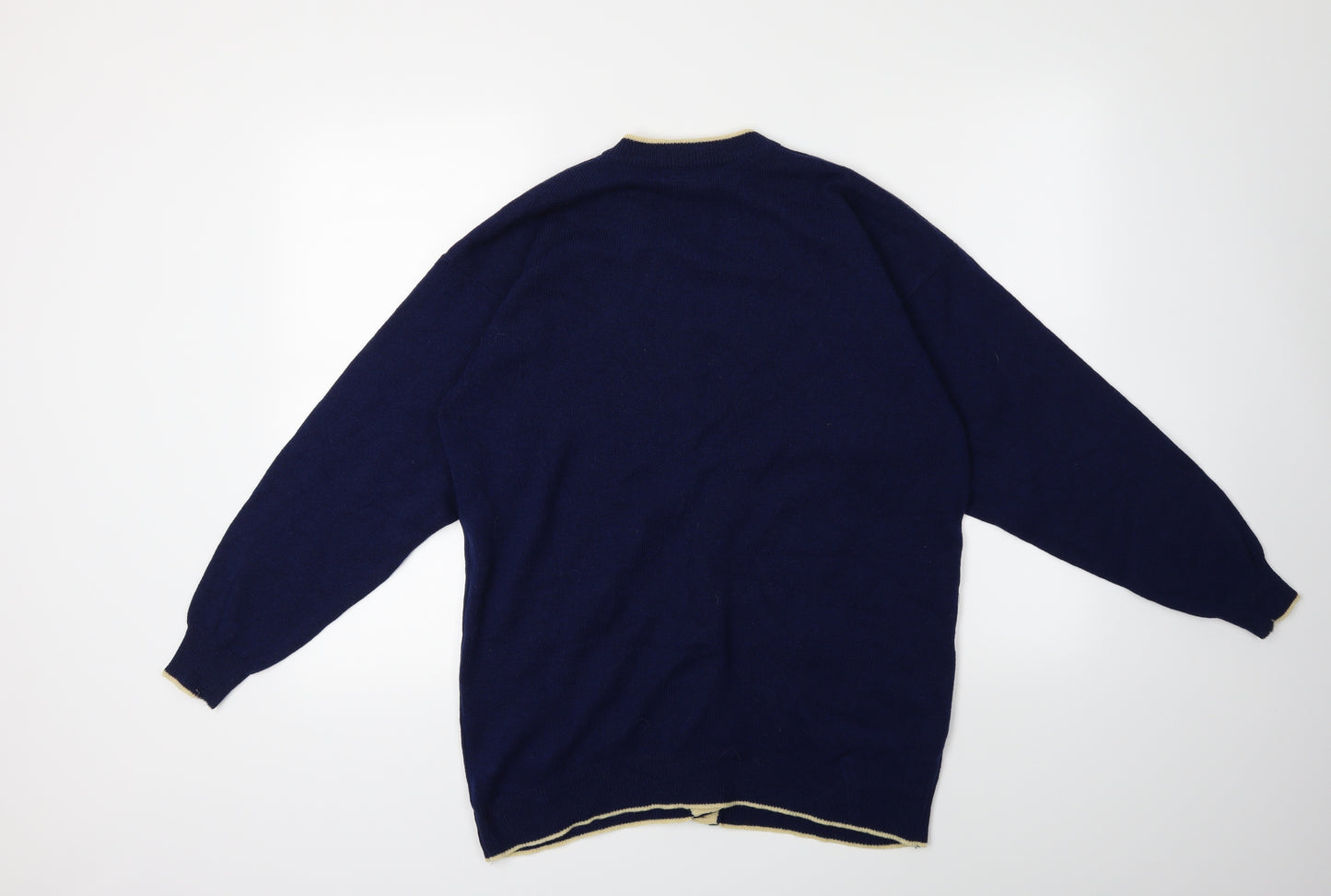 Marks and Spencer Womens Blue  Knit Cardigan Jumper Size 14