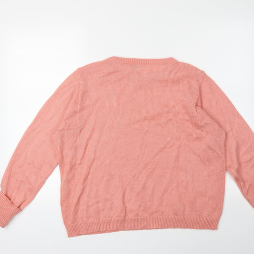 George Womens Pink   Pullover Jumper Size 10