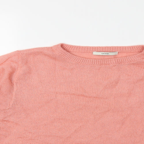 George Womens Pink   Pullover Jumper Size 10