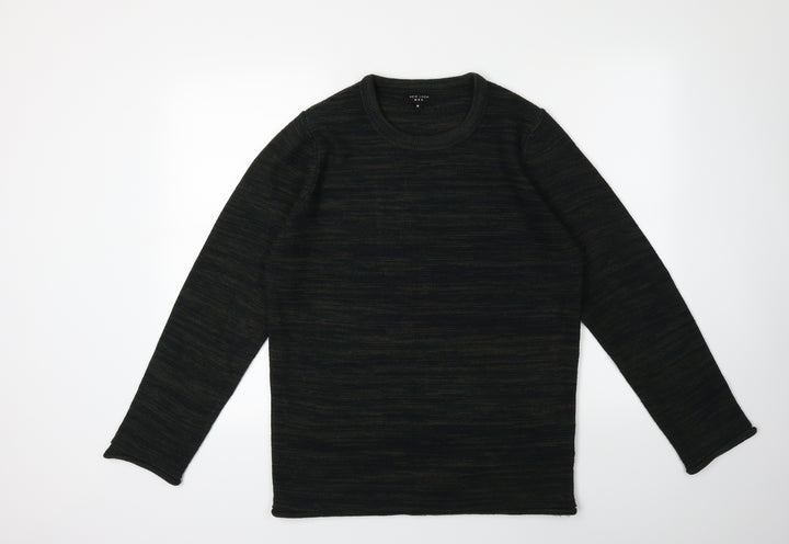 New Look Mens Green Knit Pullover Jumper Size M