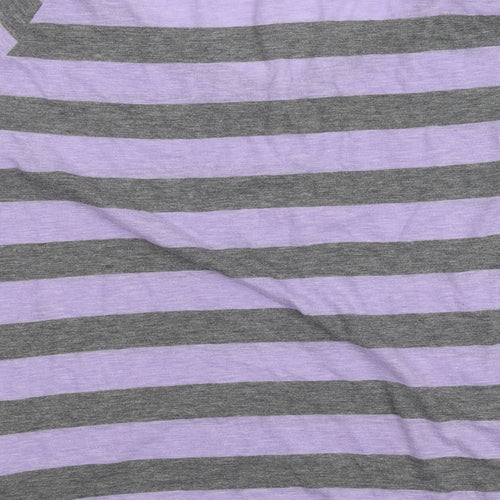 Victoria's Secret Womens Multicoloured Striped  Basic T-Shirt Size L
