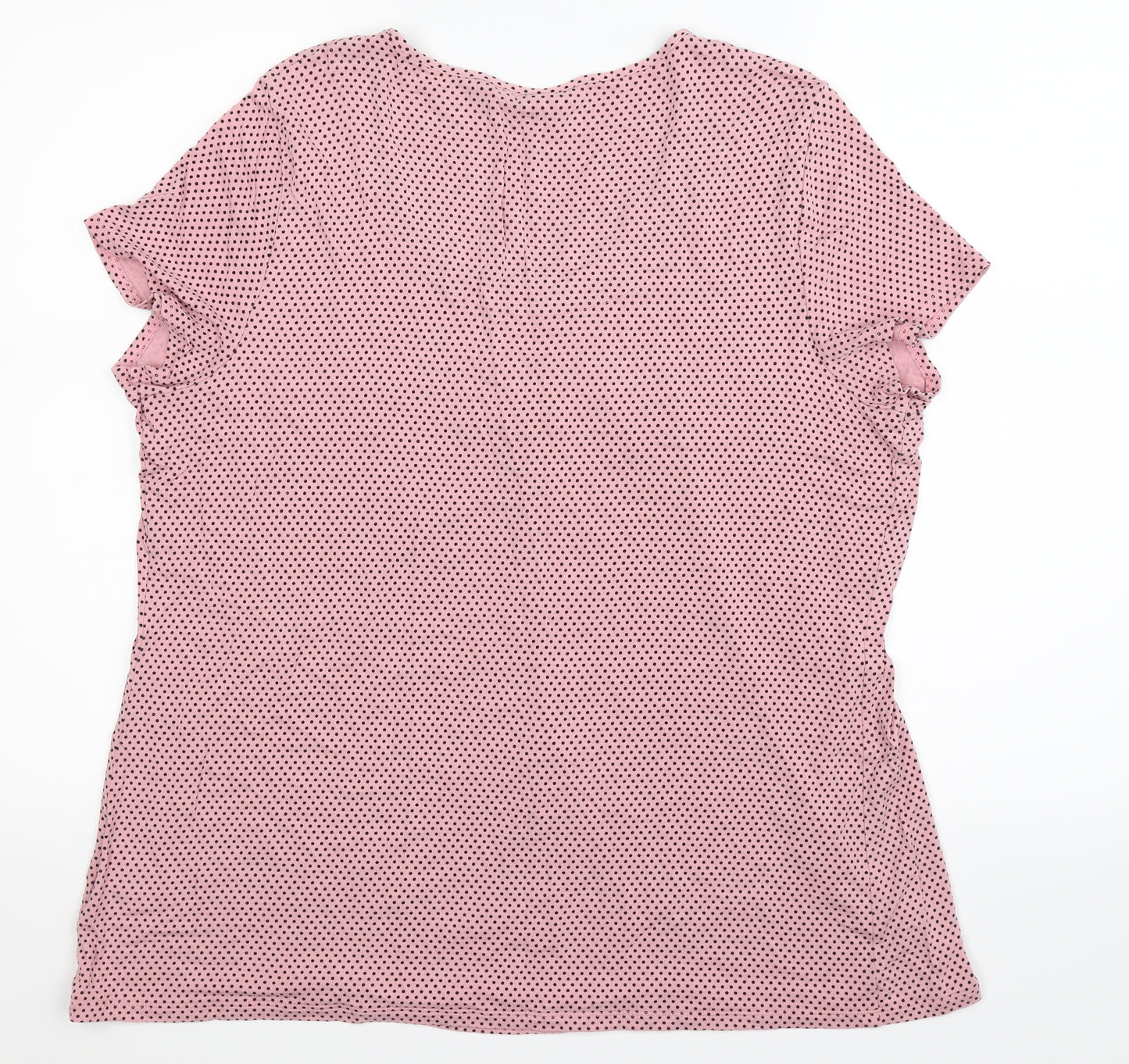 Marks and Spencer Womens Pink   Basic T-Shirt Size 18
