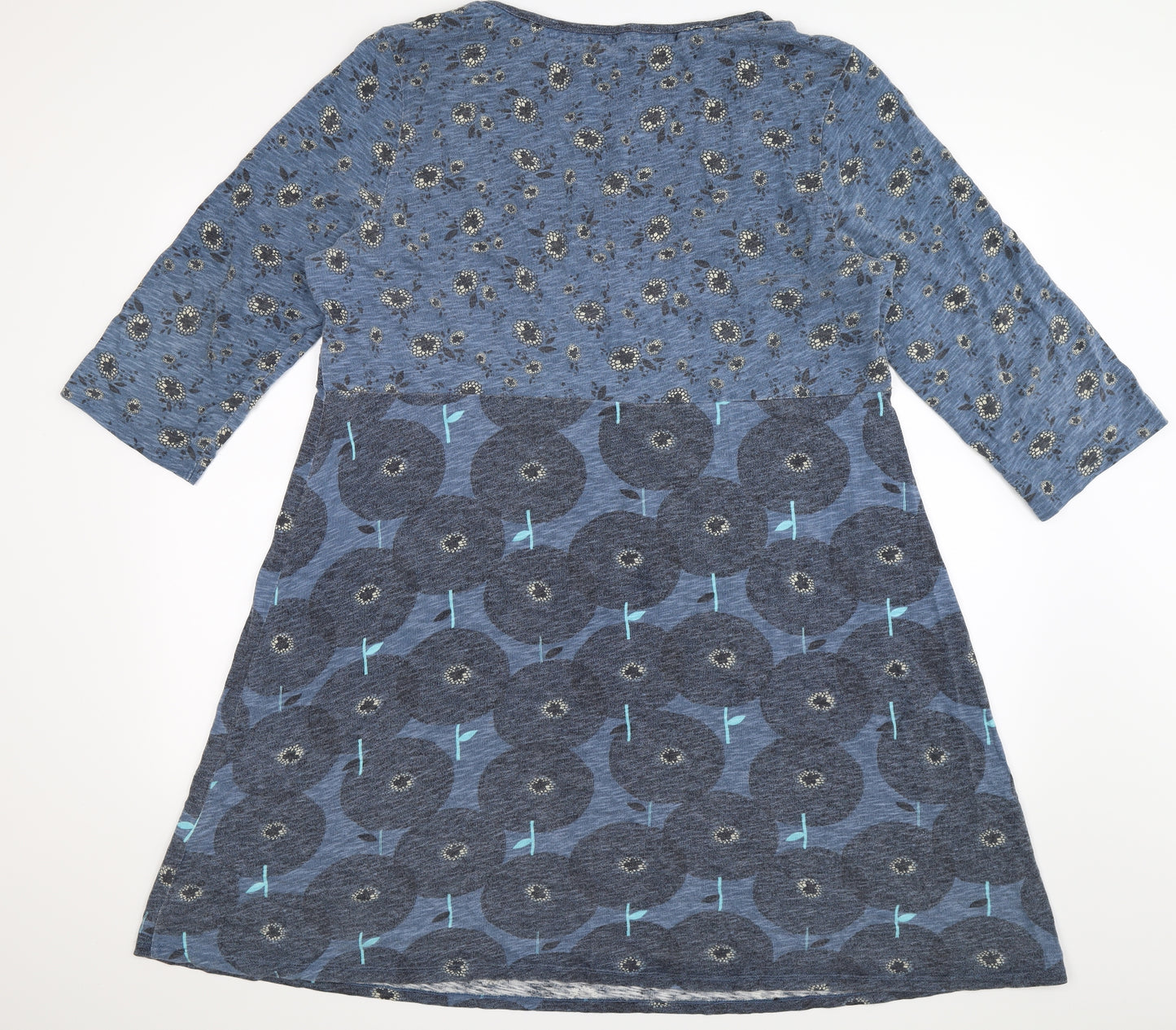 MANTARAY PRODUCTS Womens Blue Geometric  Fit & Flare  Size 20