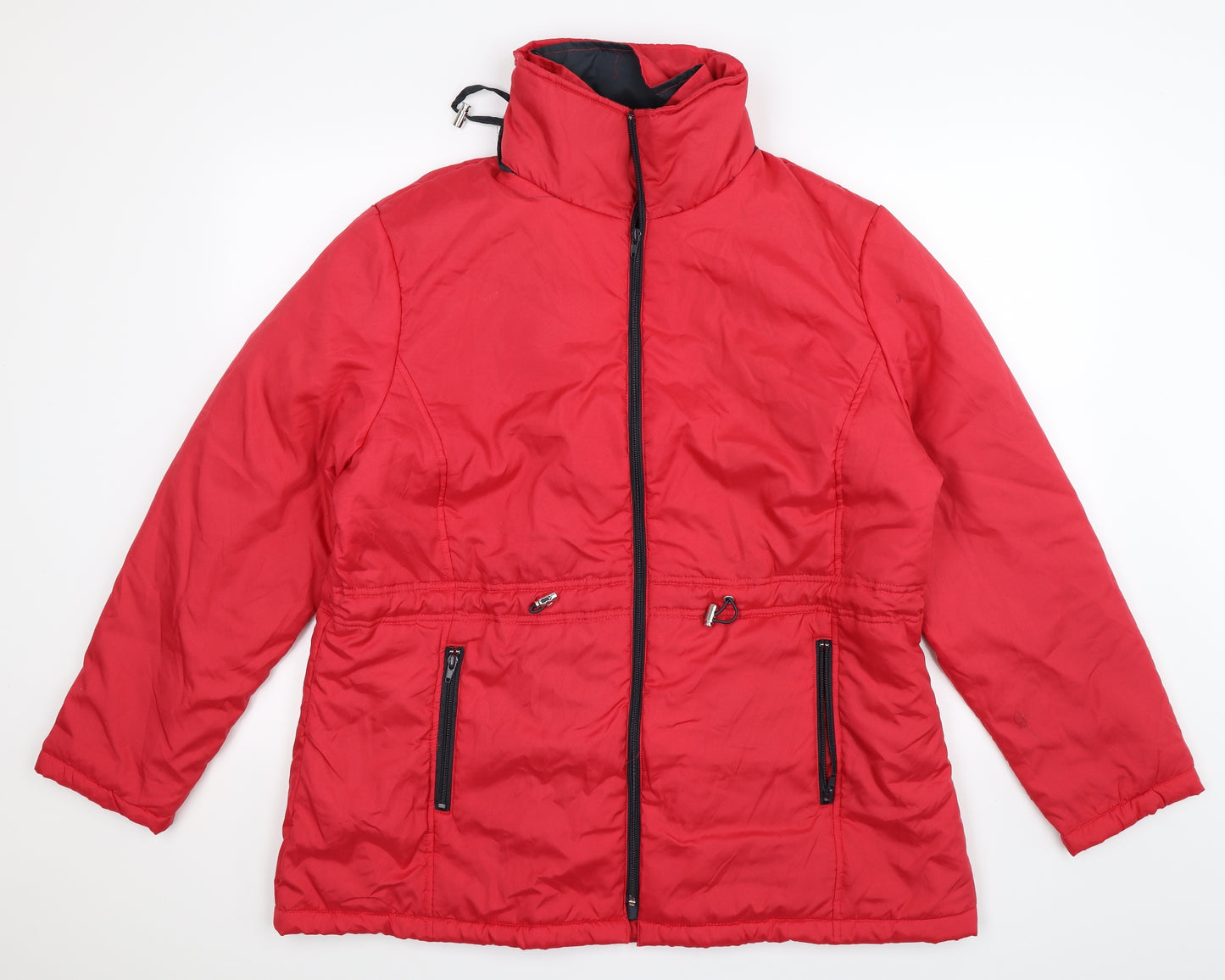 Anne De Lancay Womens Pink   Jacket Coat Size L