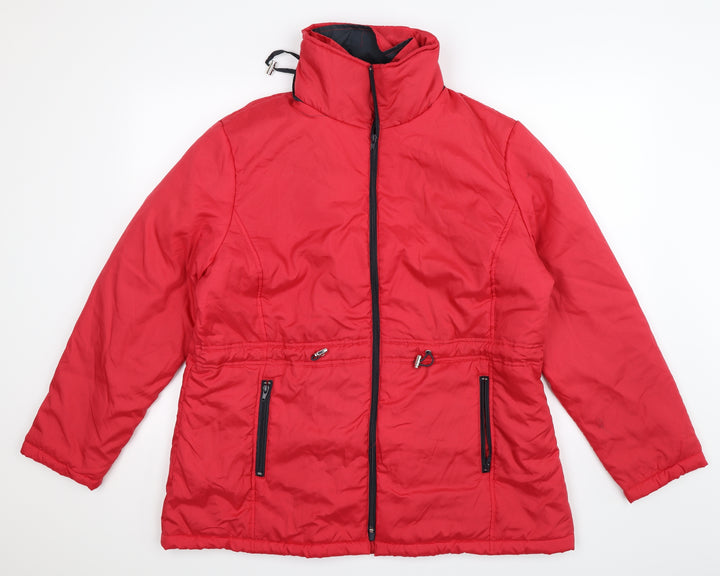 Anne De Lancay Womens Pink   Jacket Coat Size L