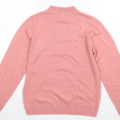 Preworn Womens Pink  Knit Pullover Jumper Size 14