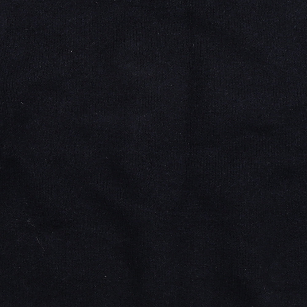 Marks and Spencer Womens Blue Floral Knit Pullover Jumper Size 18