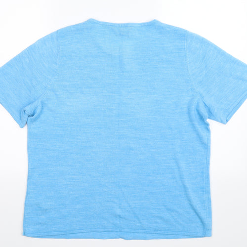 NEXT Womens Blue  Knit Pullover Jumper Size 18