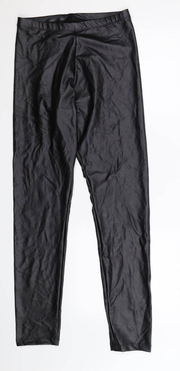 Preworn Womens Black   Jegging Leggings Size 10 L30 in