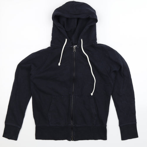 Preworn Boys Blue   Full Zip Hoodie Size M