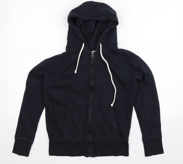 Preworn Boys Blue   Full Zip Hoodie Size M