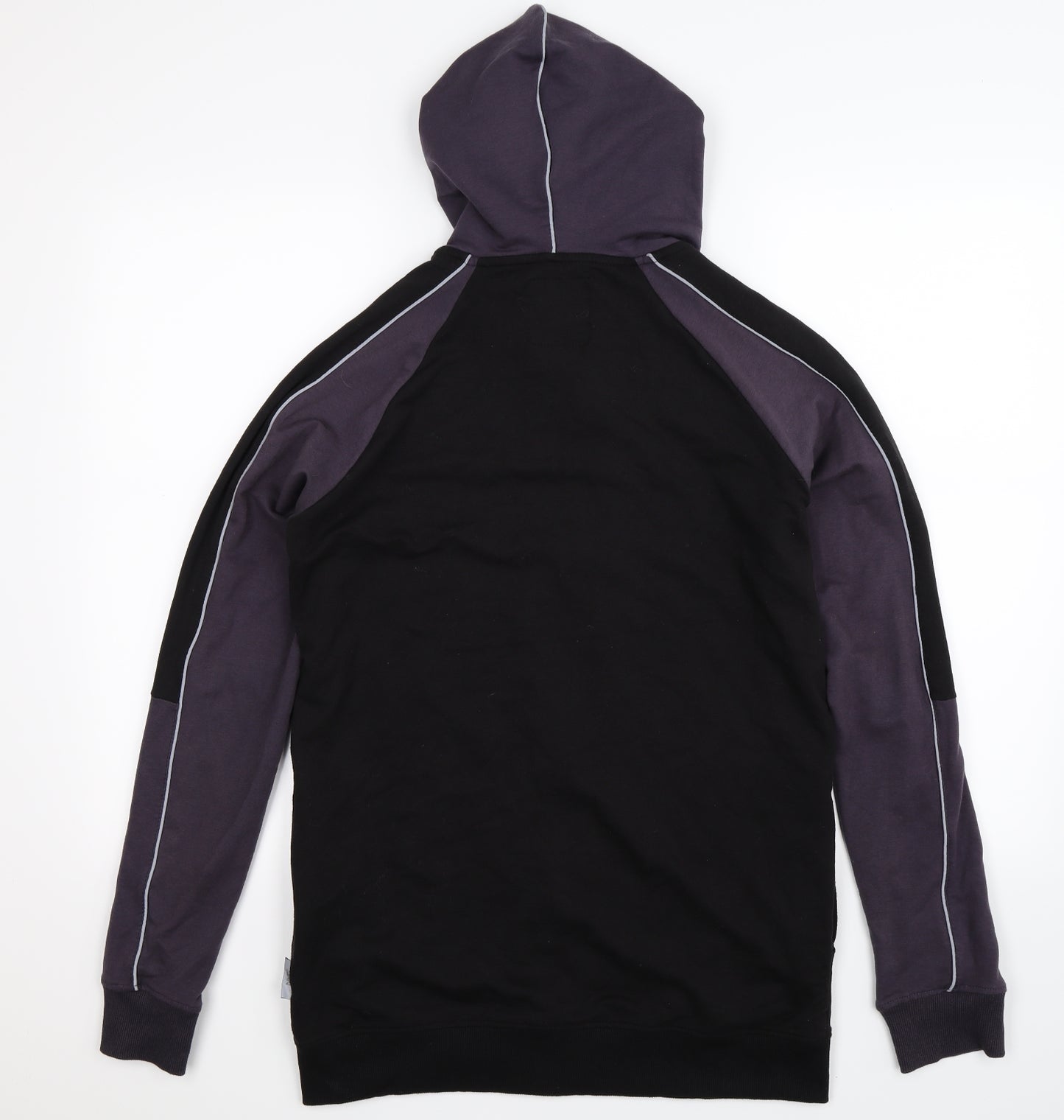 Boohoo Mens Black   Full Zip Hoodie Size M