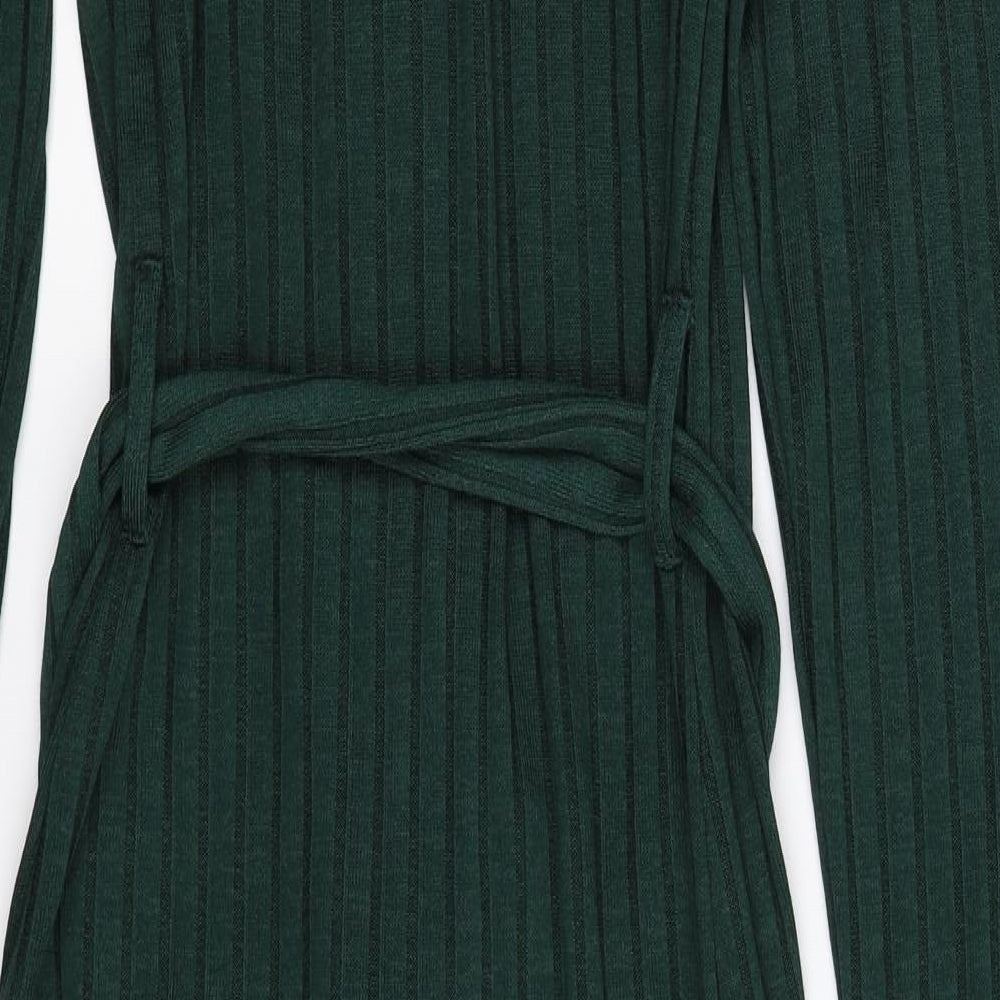 F&F Womens Green   Jumper Dress  Size 10