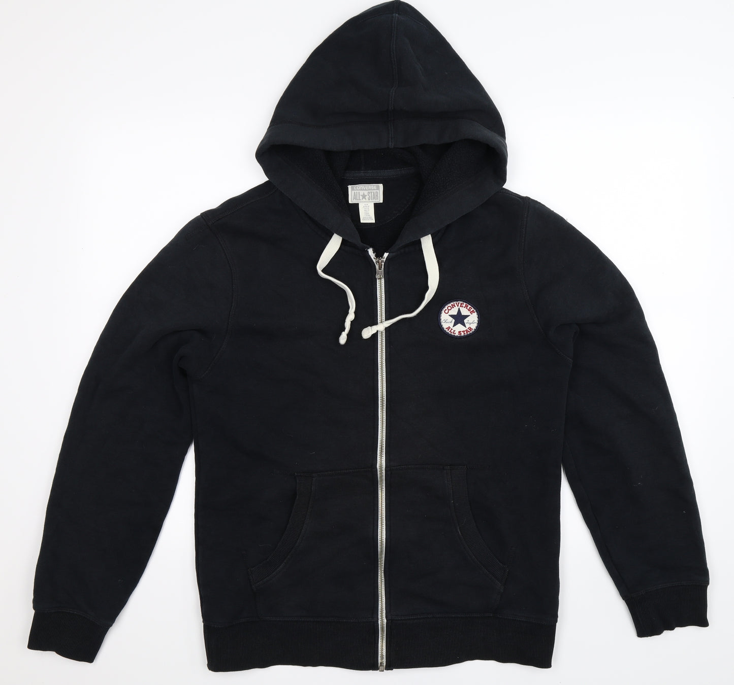 Converse Mens Blue   Full Zip Hoodie Size M