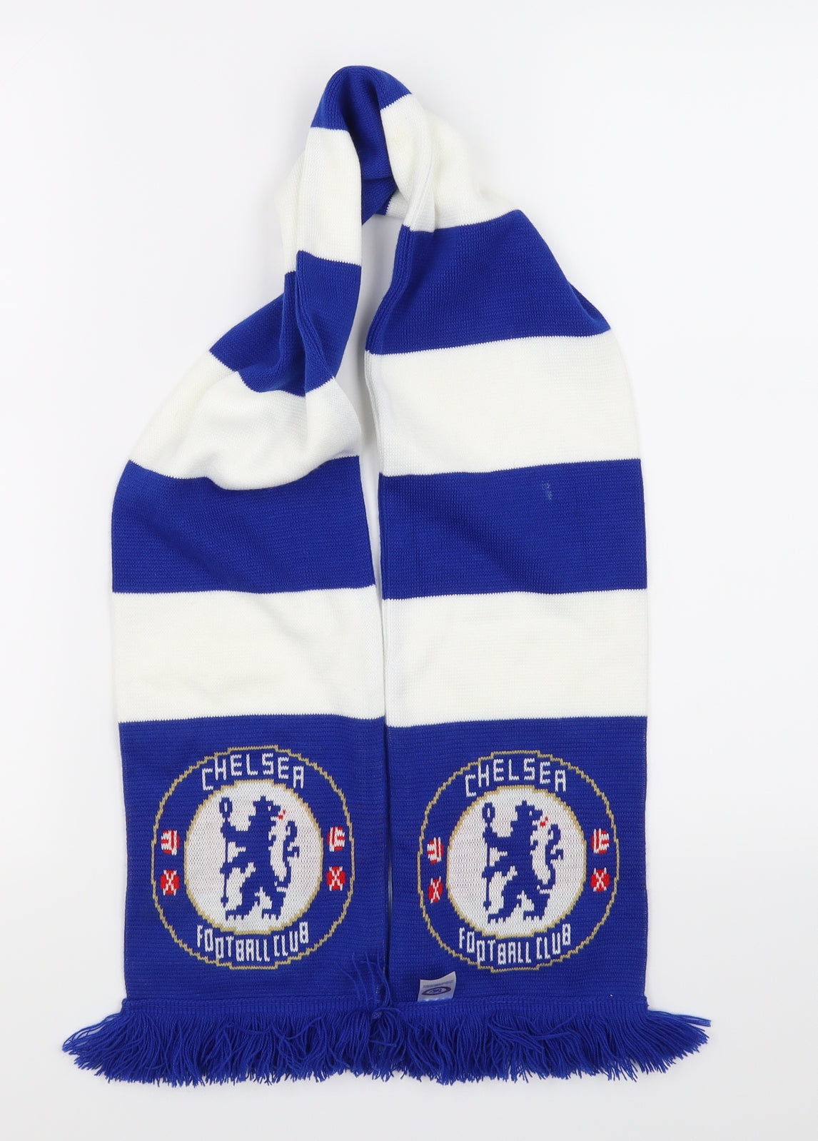 Chelsea FC  Blue Striped  Scarf  Size Regular
