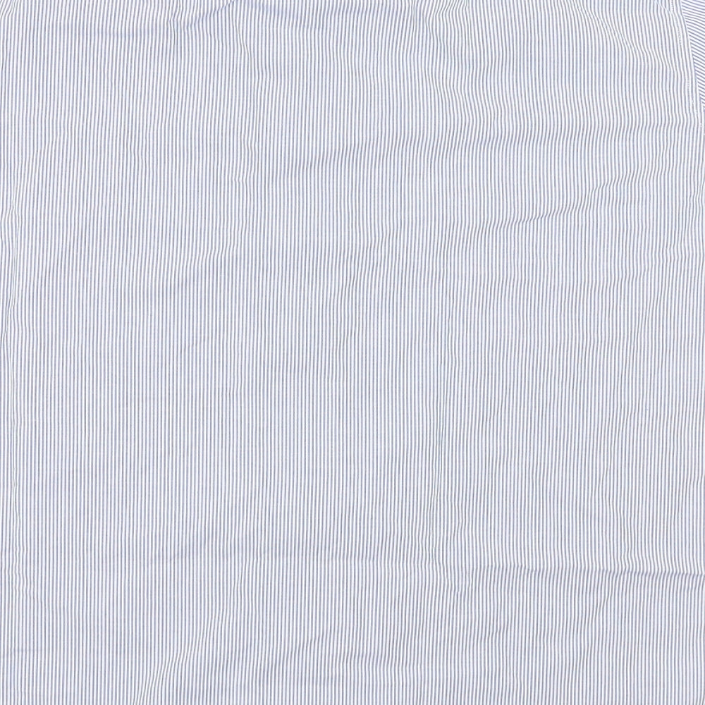 Preworn  Mens Blue    Dress Shirt Size 42