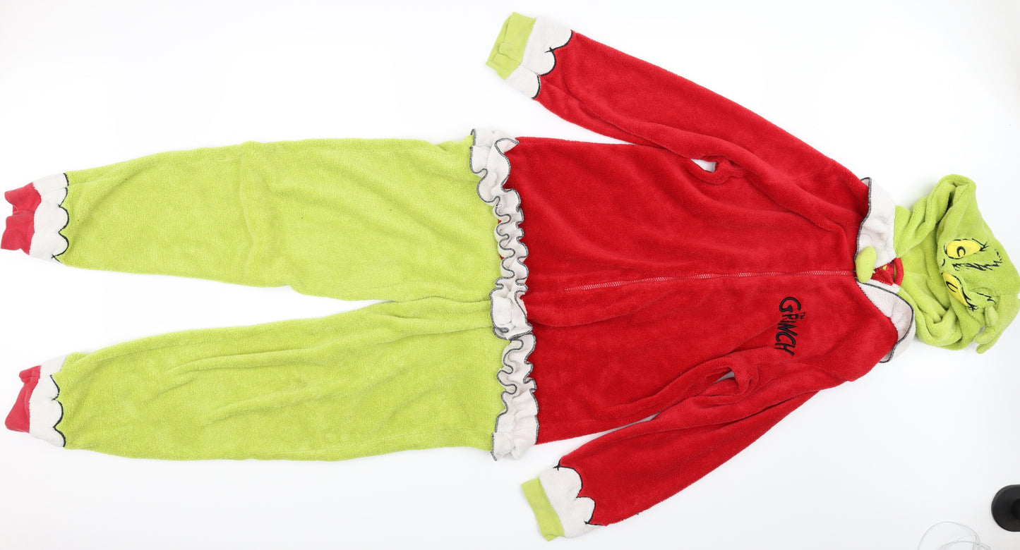 dr seuss Boys Red Patchwork   One Piece Size M