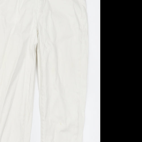 J Crew Womens White  Denim Skinny Jeans Size 28 in L26 in