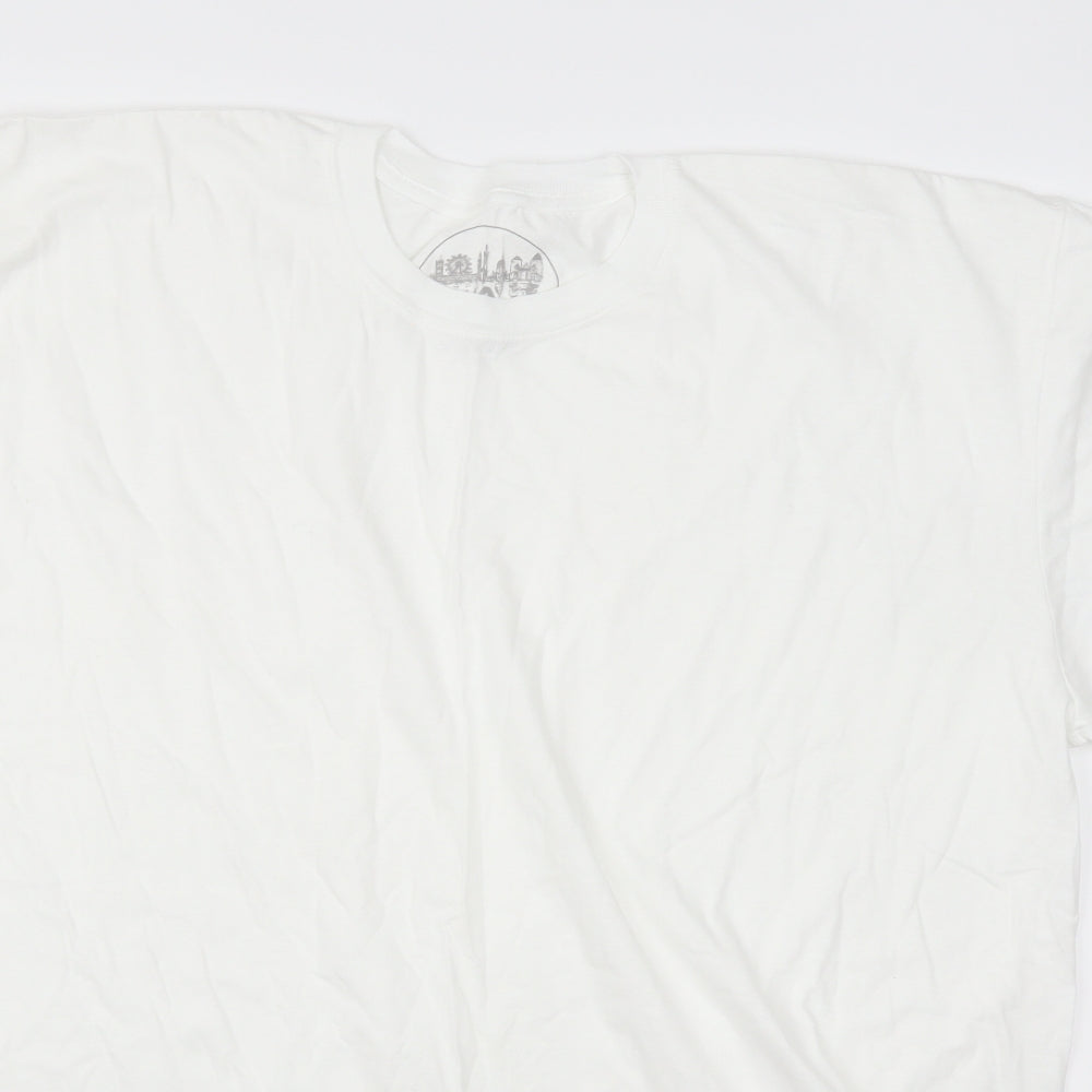London Mens White    T-Shirt Size 3XL