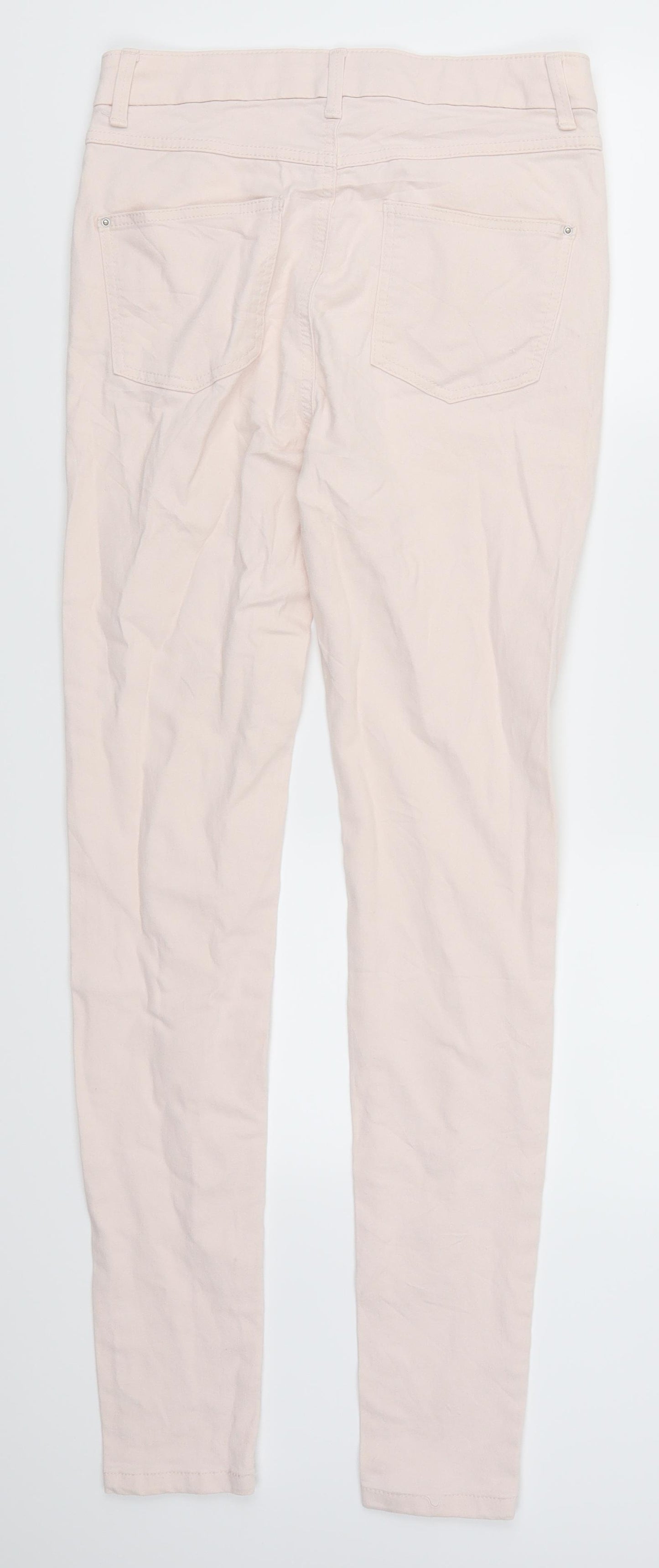 Marks and Spencer Womens Pink  Denim Skinny Jeans Size 10 L30 in
