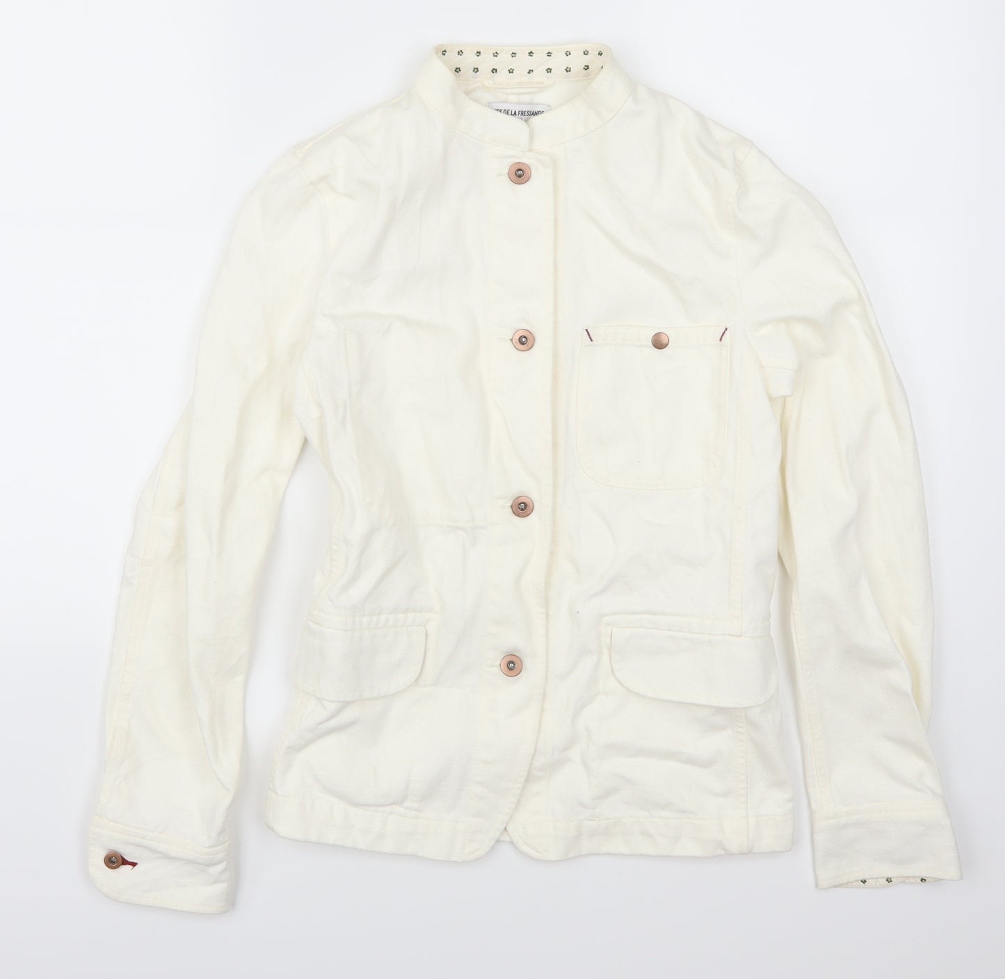 Uniqlo Womens White  Denim Jacket  Size XS