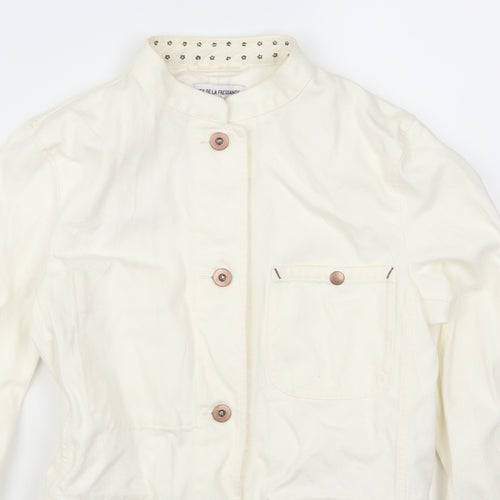 Uniqlo Womens White  Denim Jacket  Size XS