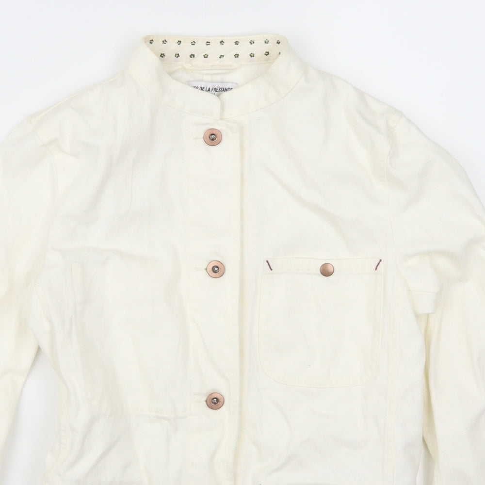 Uniqlo Womens White  Denim Jacket  Size XS