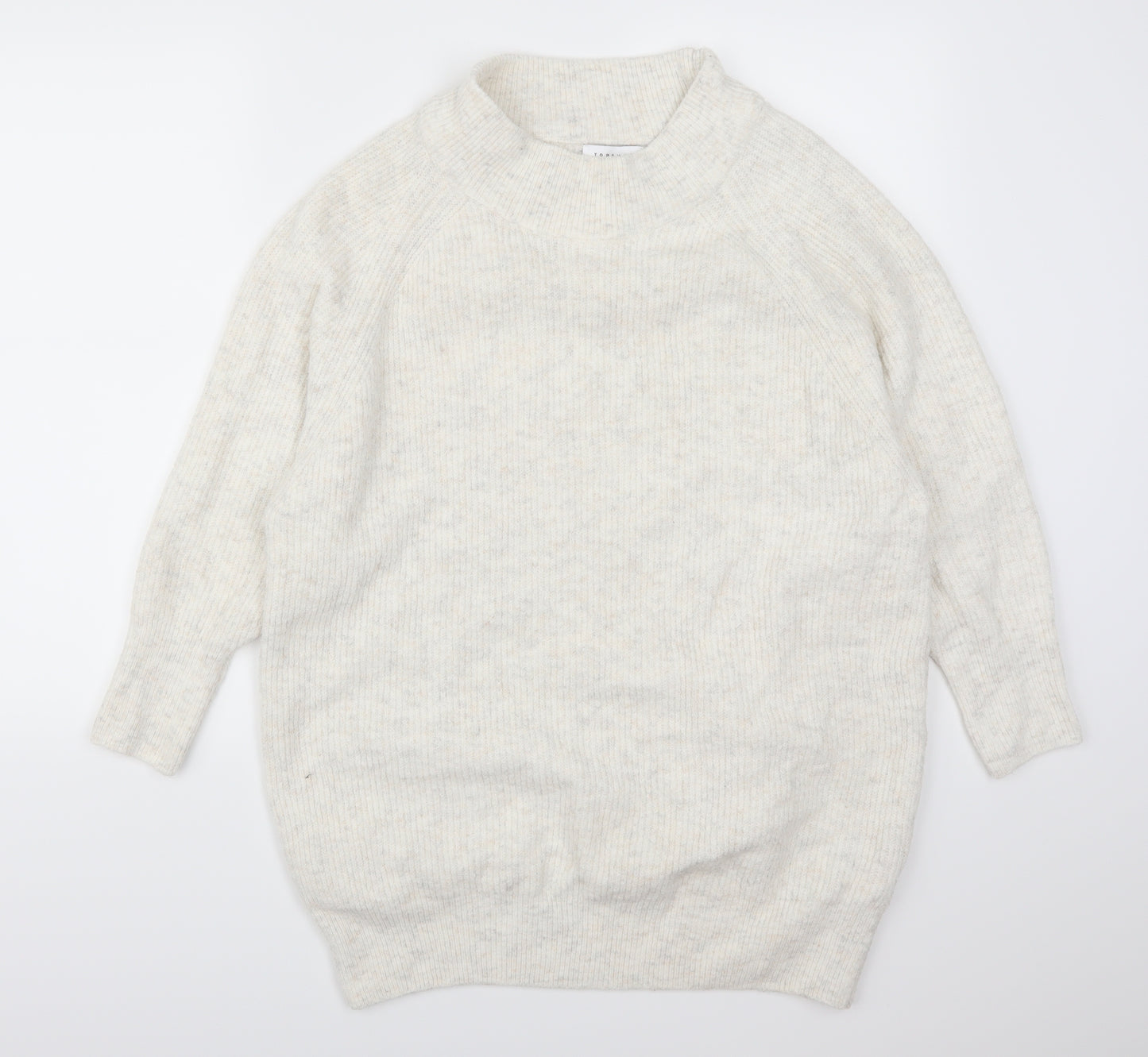 Topshop Womens Beige   Jumper Dress  Size S