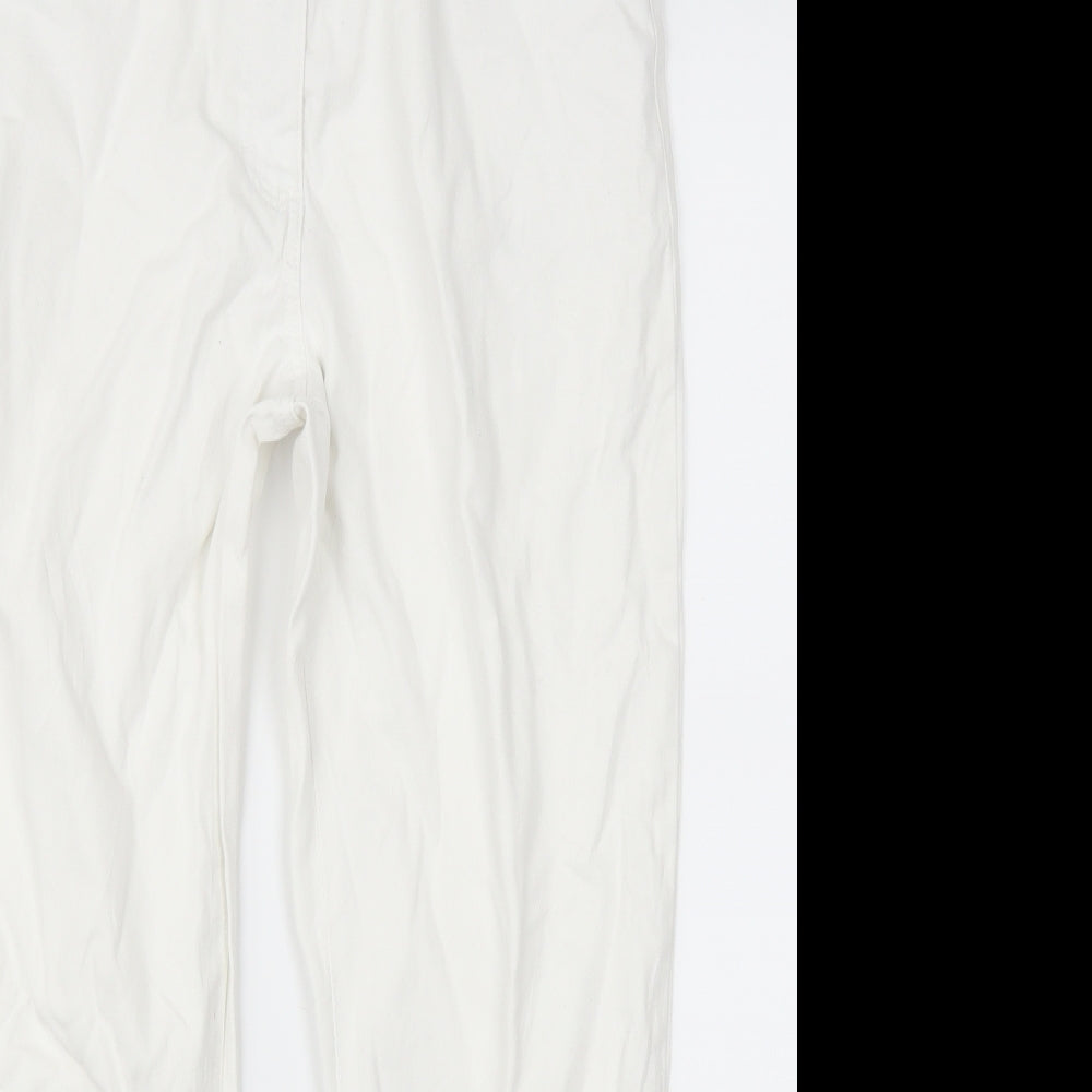 Damart Womens White  Denim Bootcut Jeans Size 14 L26 in
