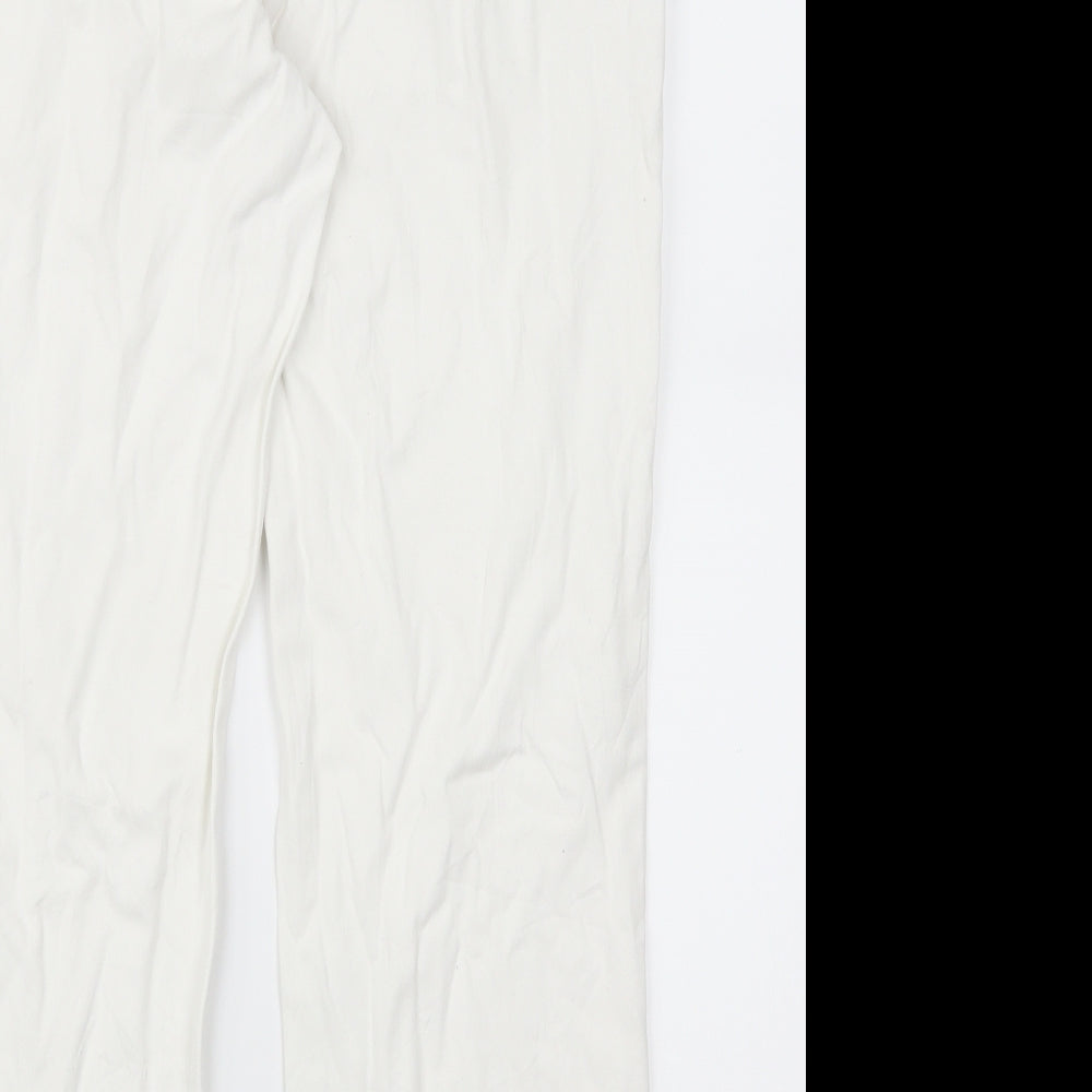Damart Womens White  Denim Bootcut Jeans Size 14 L26 in