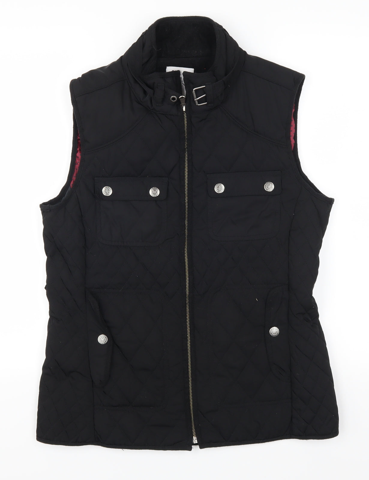 Crew Clothing Womens Black   Gilet Coat Size 12