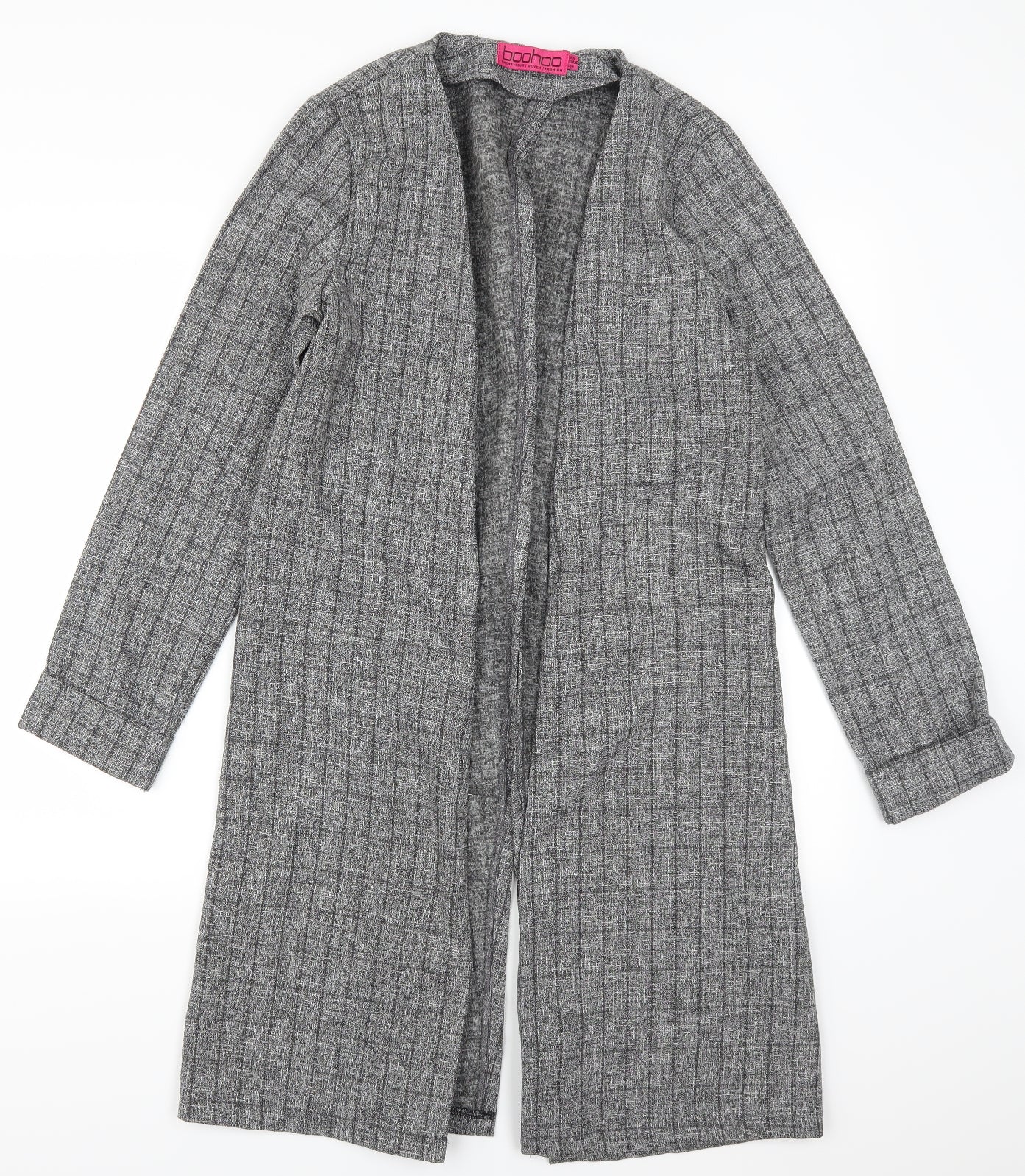 Boohoo Womens Grey   Jacket  Size 8