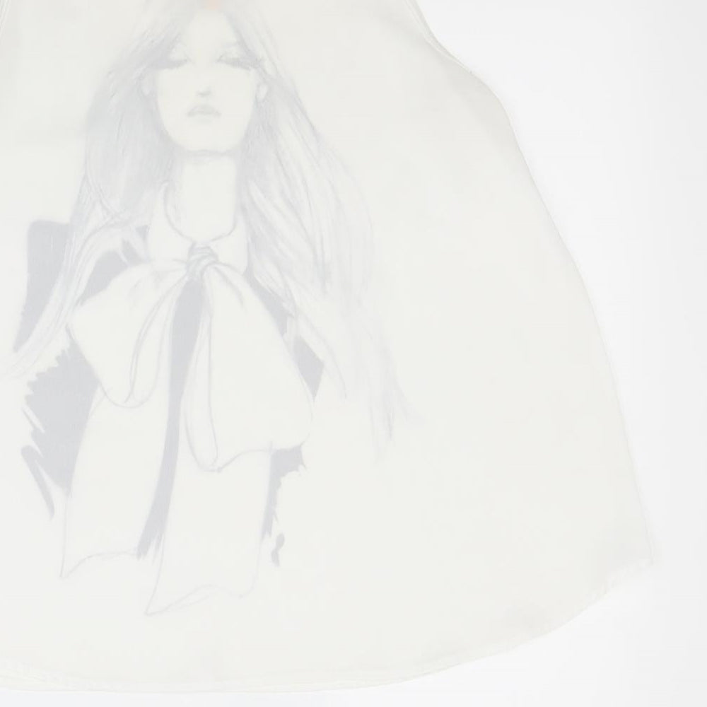 Zara Womens White   Camisole Blouse Size M