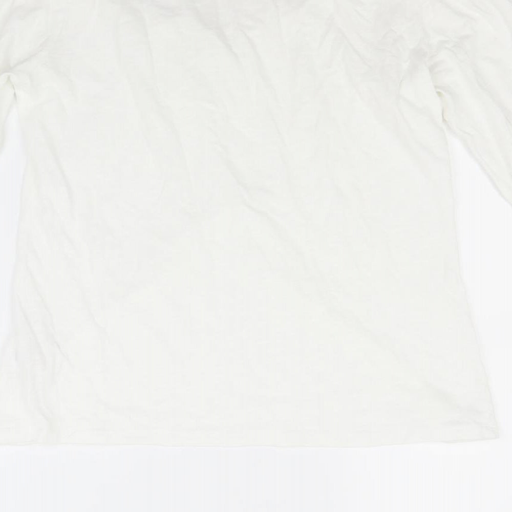 White Stuff Womens White   Basic T-Shirt Size 8