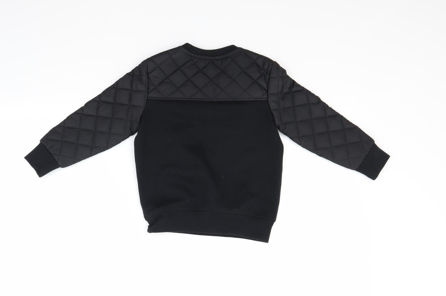 Preworn Boys Black   Pullover Sweatshirt Size 3-4 Years