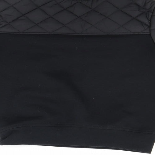 Preworn Boys Black   Pullover Sweatshirt Size 3-4 Years
