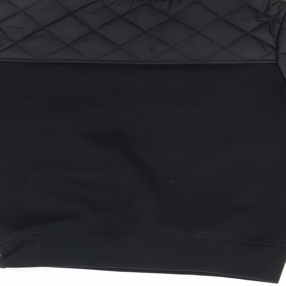 Preworn Boys Black   Pullover Sweatshirt Size 3-4 Years