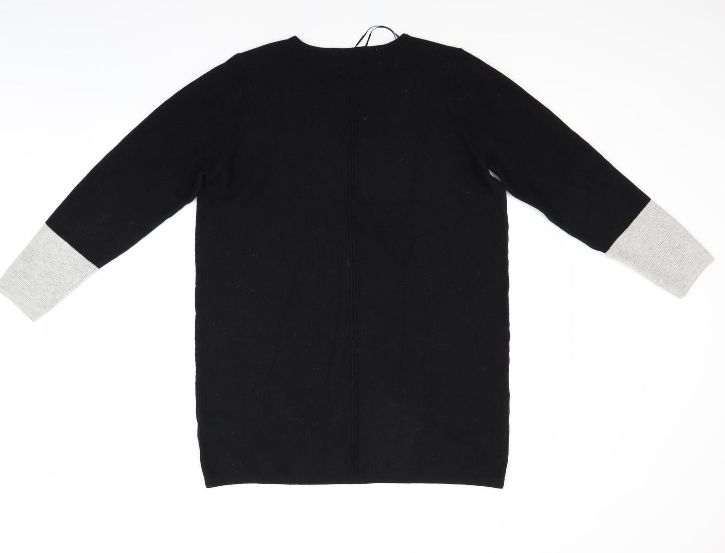 Marks and Spencer Womens Black  Rayon Jumper Dress  Size 16