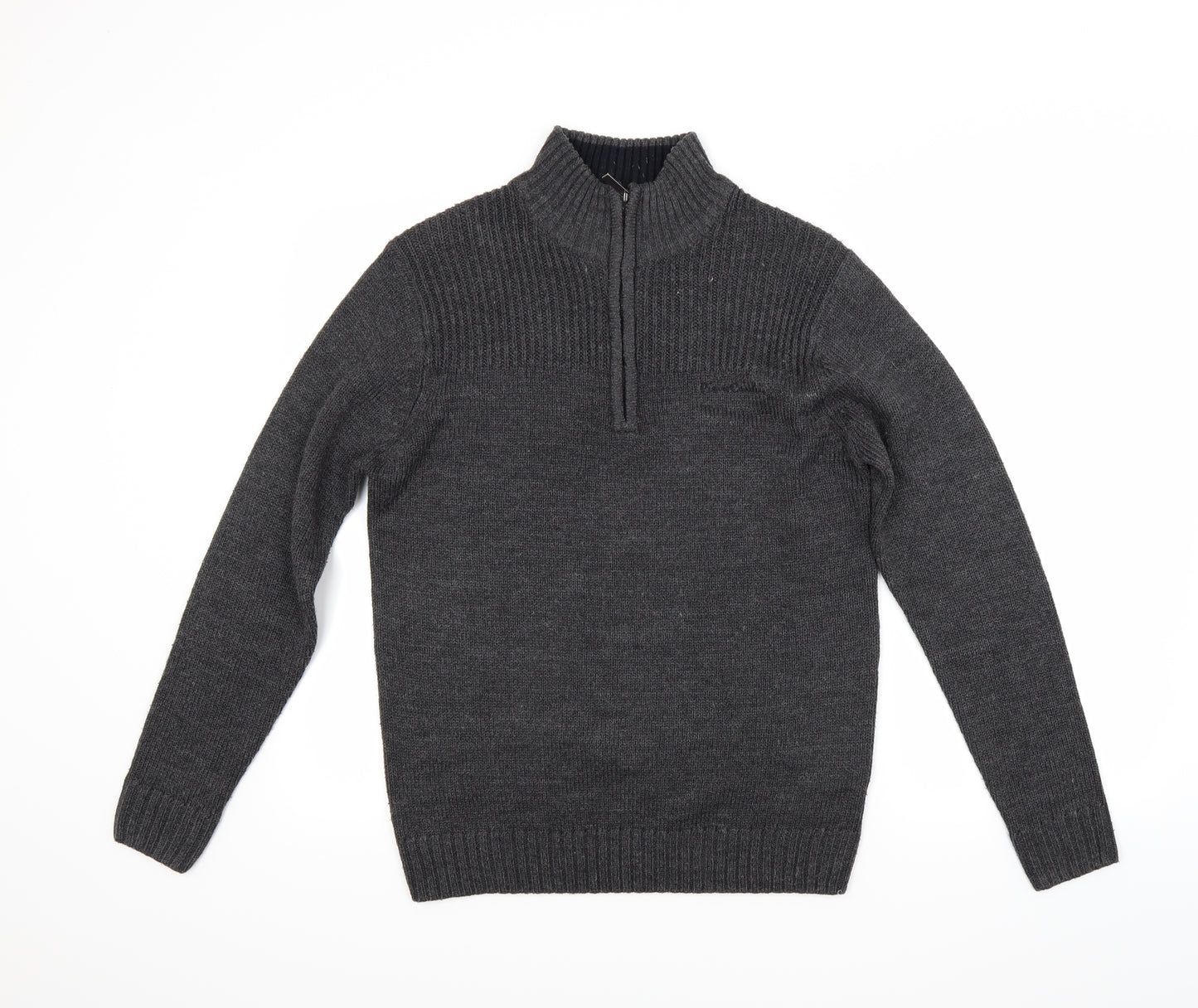 Pierre Cardin Mens Grey   Cardigan Jumper Size S