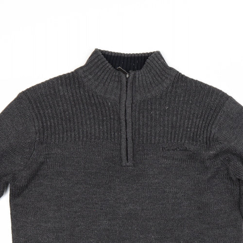 Pierre Cardin Mens Grey   Cardigan Jumper Size S