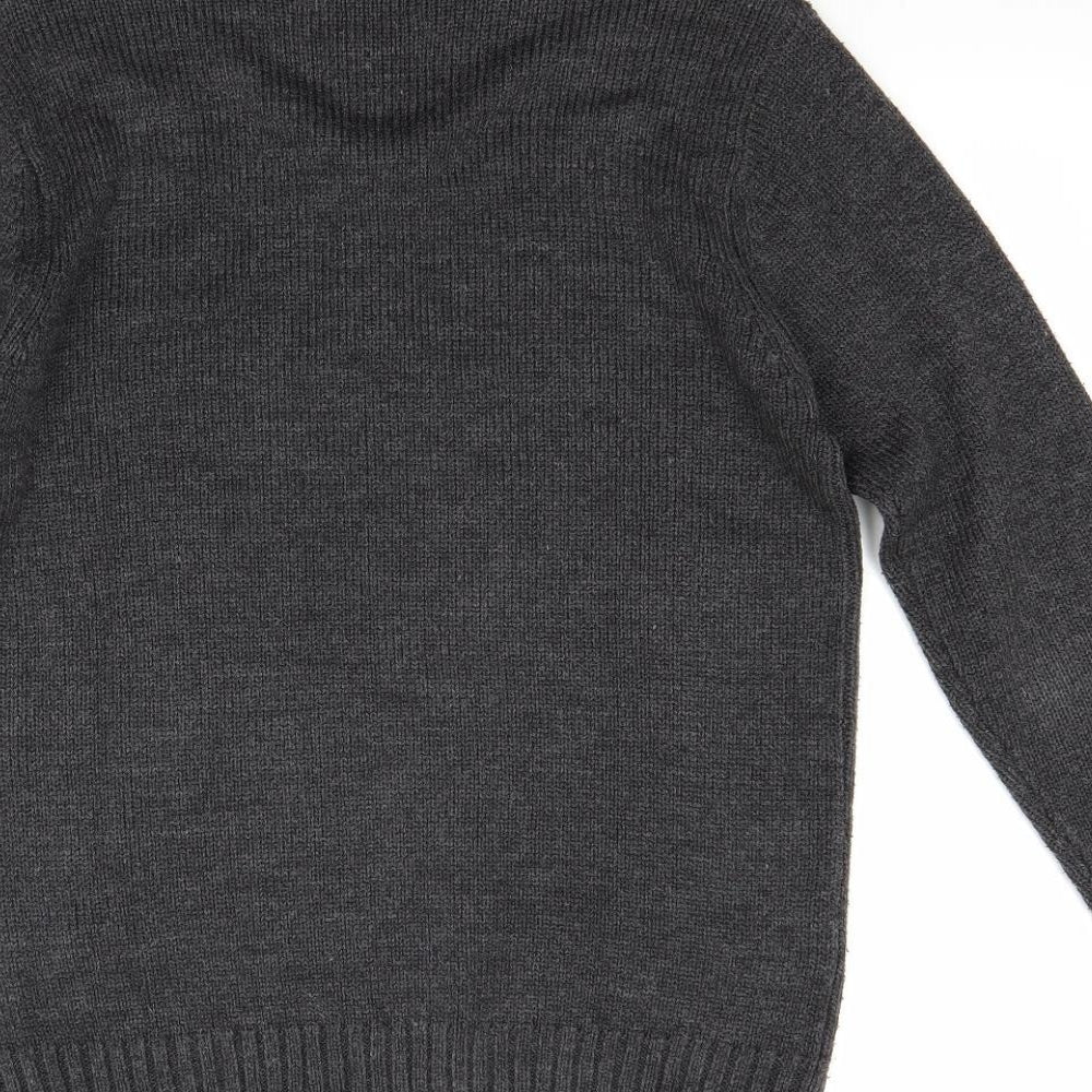 Pierre Cardin Mens Grey   Cardigan Jumper Size S