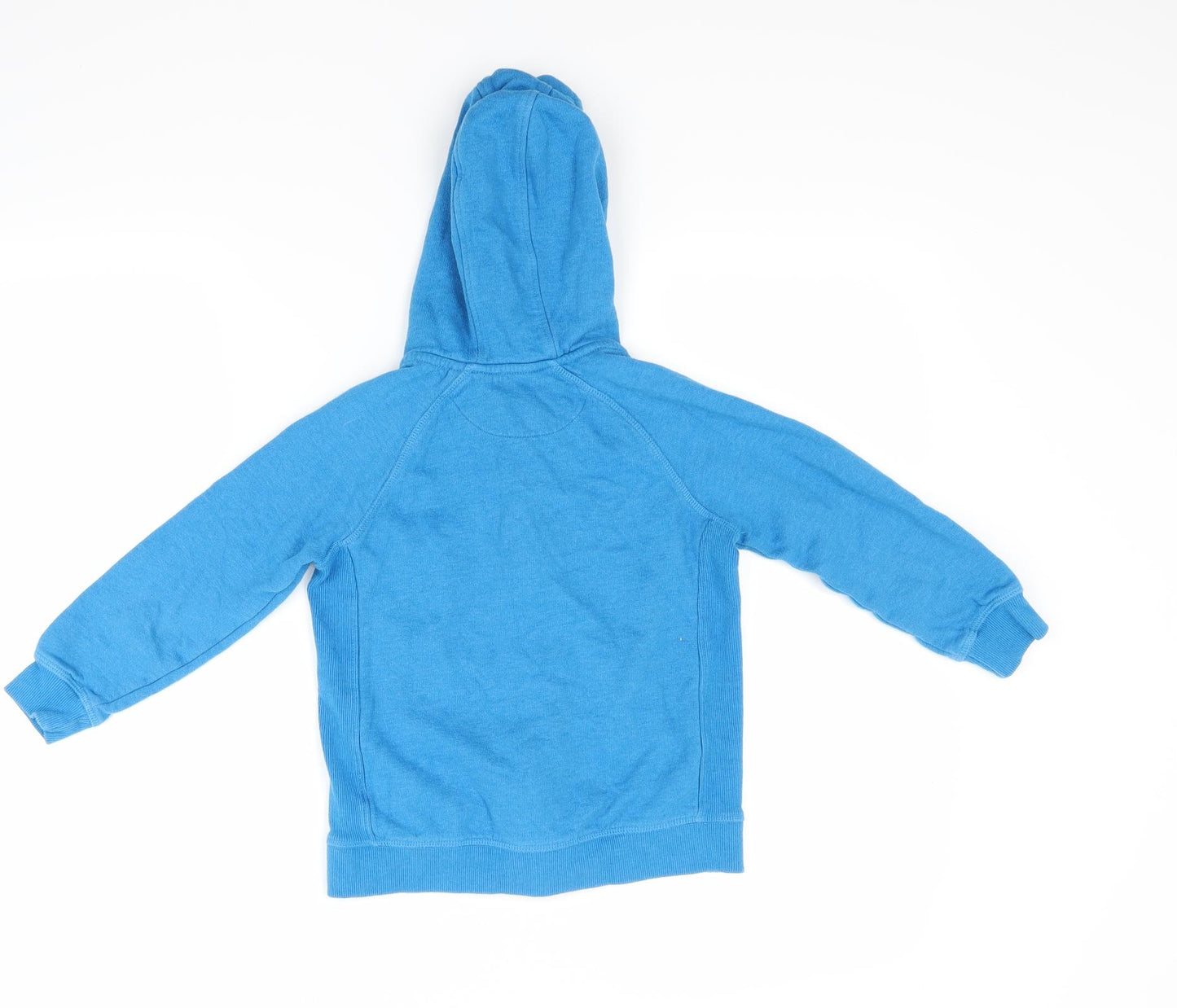 John Lewis Boys Blue   Full Zip Hoodie Size 6 Years