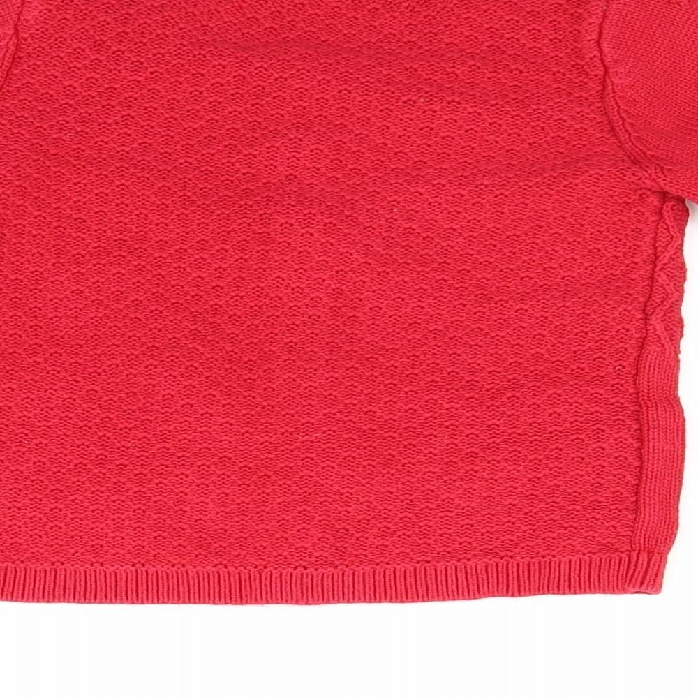 TU Girls Red   Cardigan Jumper Size 3-4 Years