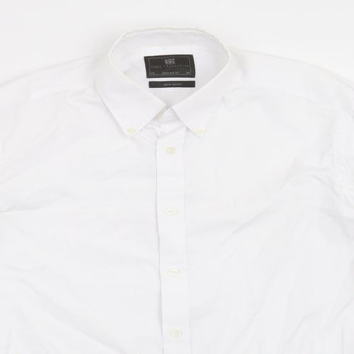 Marks and Spencer Mens White    Dress Shirt Size 15
