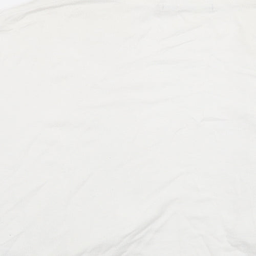 Marks and Spencer Womens White   Cardigan Jumper Size 16