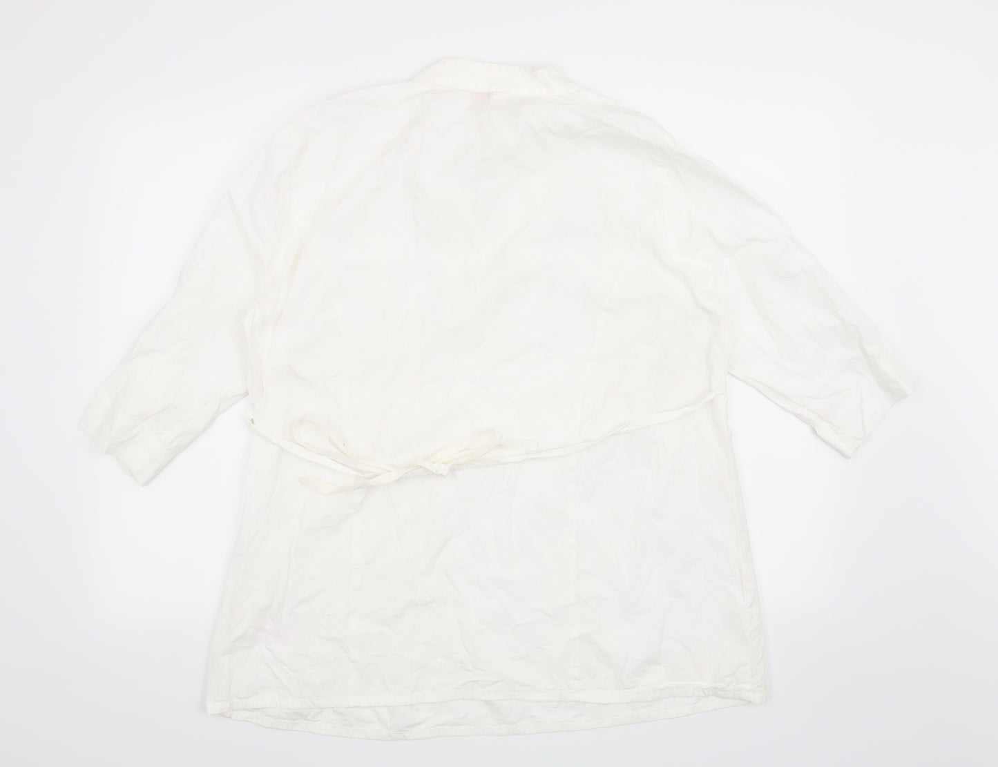 Glamorosa Womens White   Basic Blouse Size 18